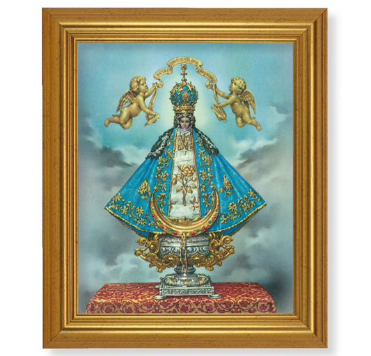 Virgen de San Juan Gold Framed Art