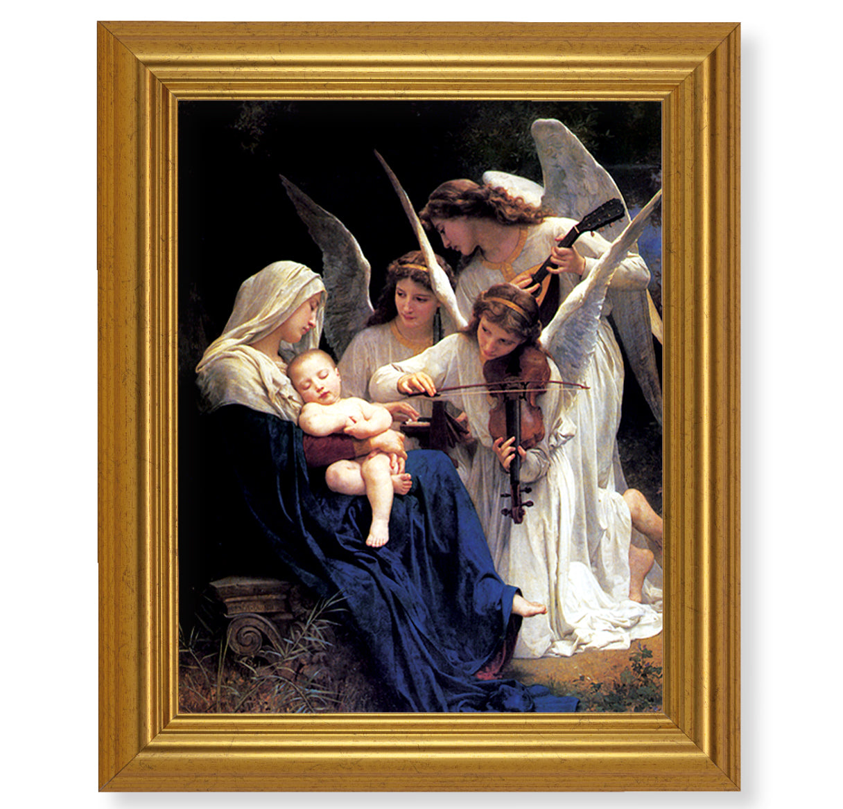 Heavenly Melody Gold Framed Art