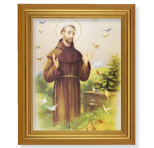 St. Francis Gold Framed Art