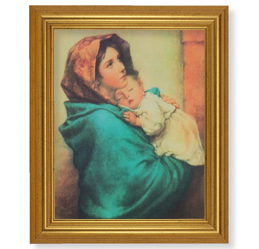 Madonna of the Streets Gold Framed Art