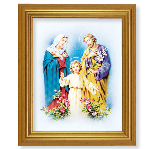 Holy Family Gold Framed Art