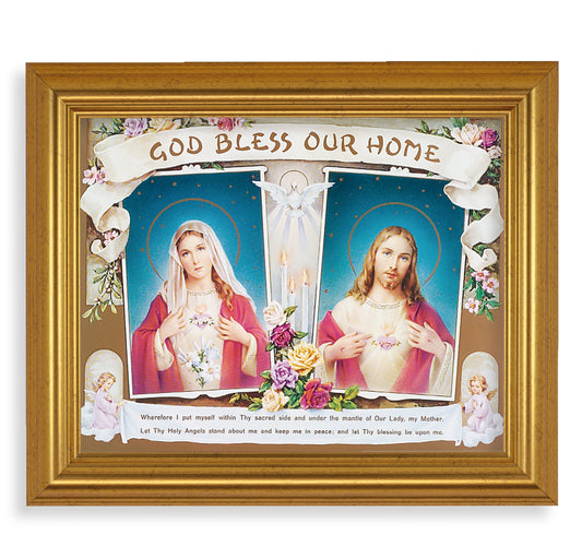 House Blessing - SHJ - IHM Gold Framed Art