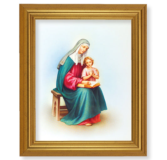 St. Anne Gold Framed Art