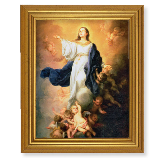 Immaculate Conception Gold Framed Art