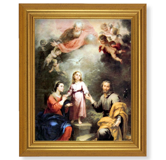 Heavenly and Earthly Trinities Gold Framed Art