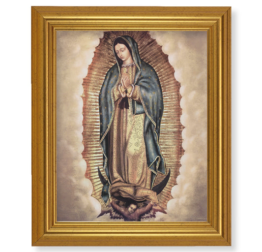 Our Lady of Guadalupe Gold Framed Art