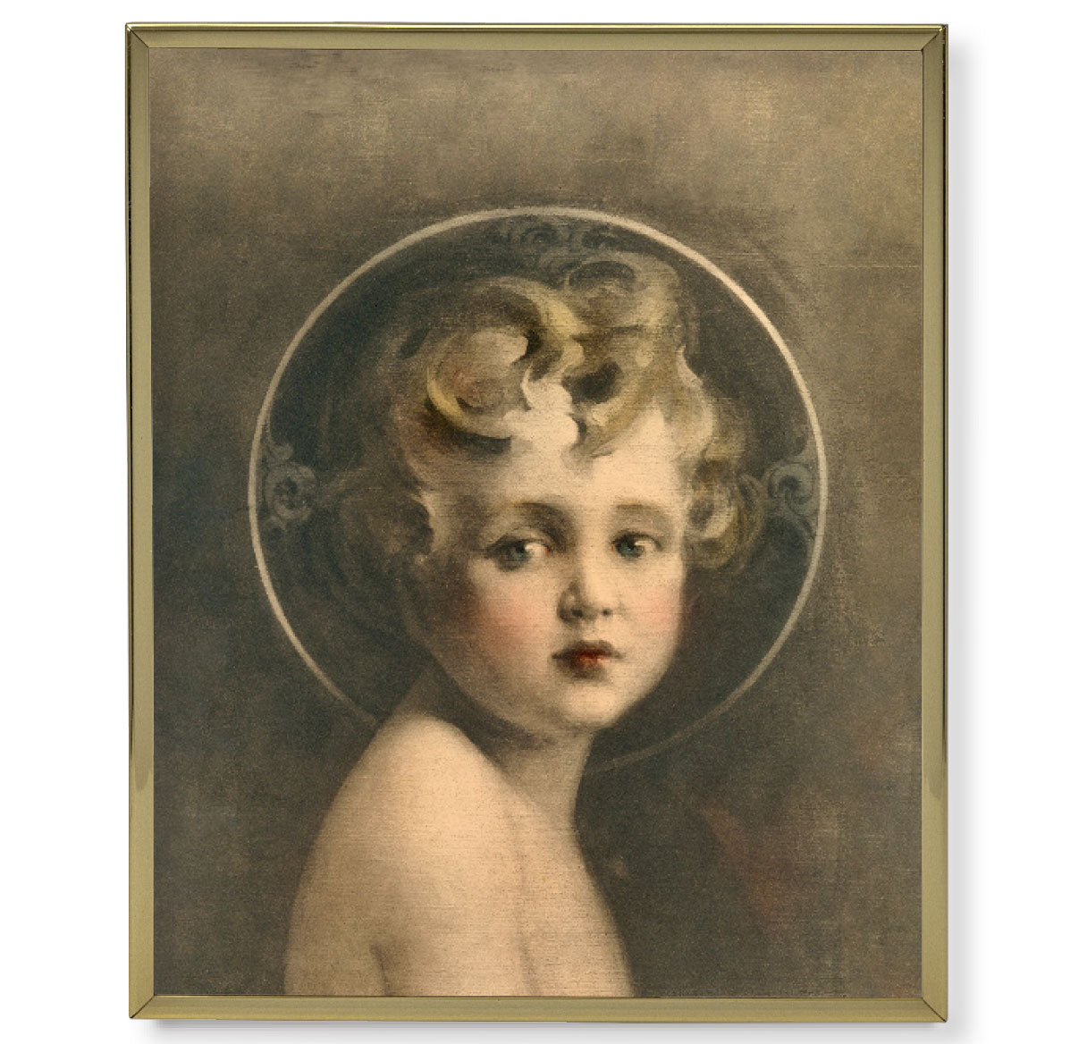 Light of the World Gold Framed Plaque