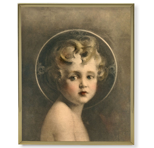 Light of the World Gold Framed Plaque