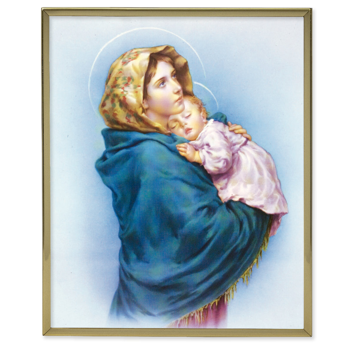 Madonna of the Street Gold Framed Plaque