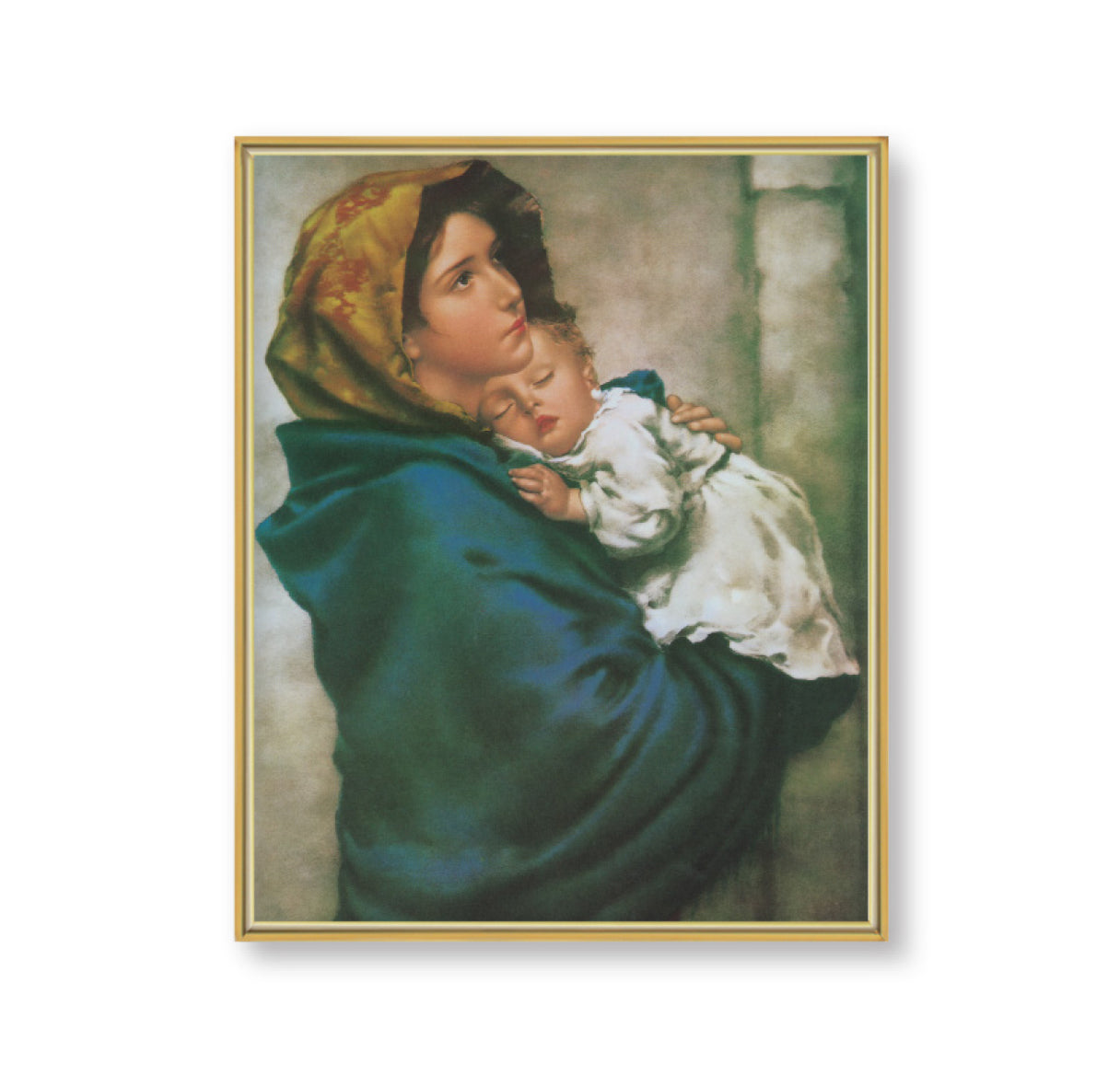 Madonna of the Street Gold Framed Plaque