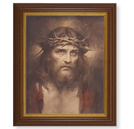 Ecce Homo Dark Walnut Framed Art