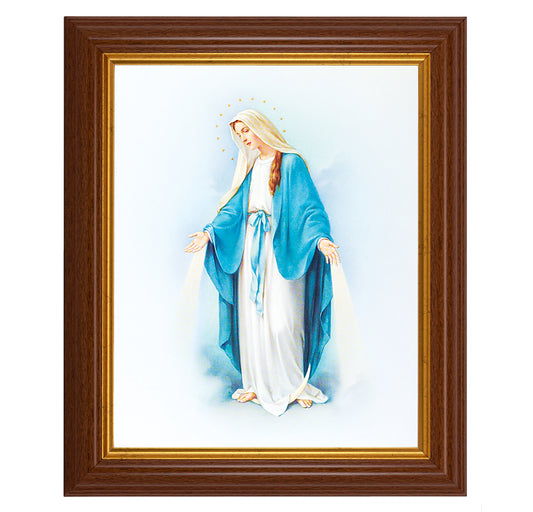 Our Lady of Grace Dark Walnut Framed Art