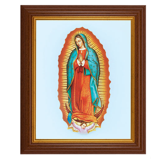 Our Lady of Guadalupe Dark Walnut Framed Art