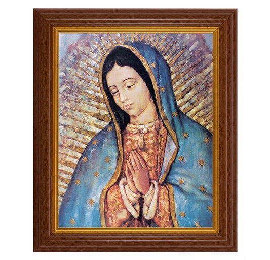 Our Lady of Guadalupe Dark Walnut Framed Art