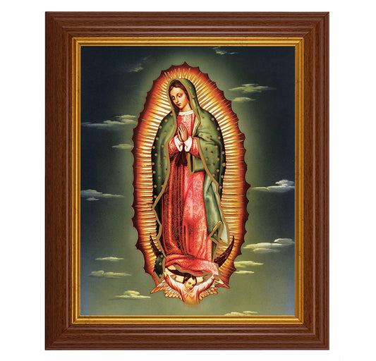 Our Lady of Guadalupe Dark Walnut Framed Art