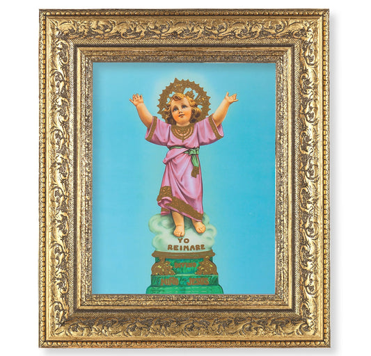 Divino Nino Gold-Leaf Antique Framed Art