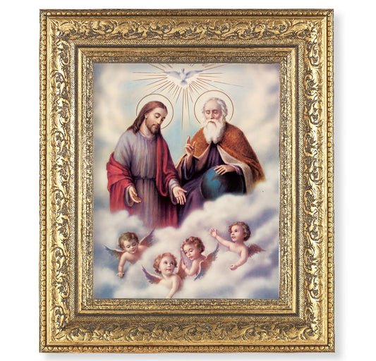 The Trinity Gold-Leaf Antique Framed Art