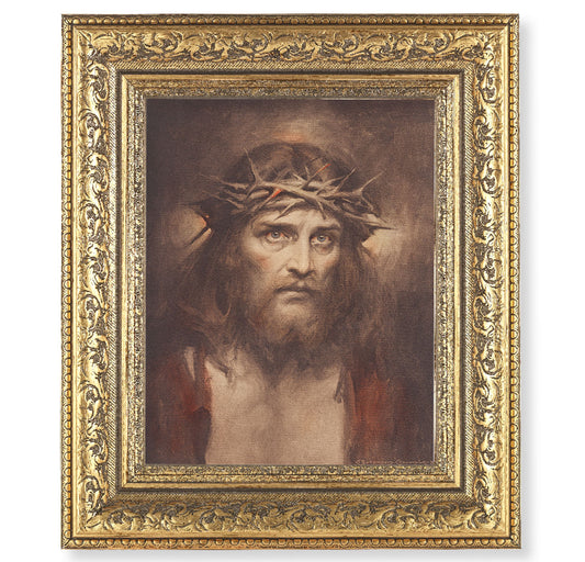 Ecce Homo Gold-Leaf Antique Framed Art