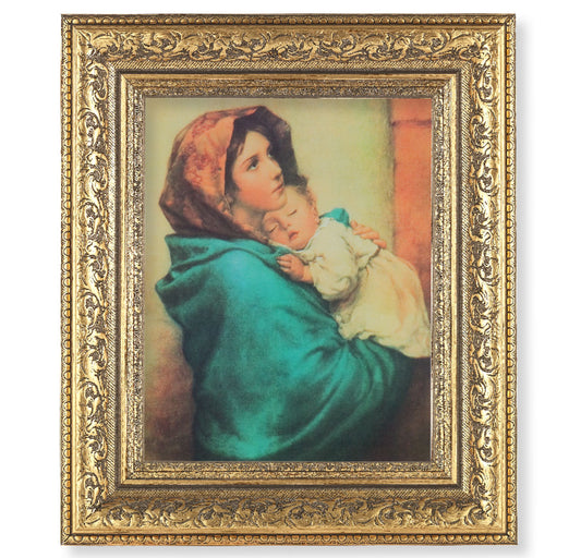 Madonna of the Streets Gold-Leaf Antique Framed Art