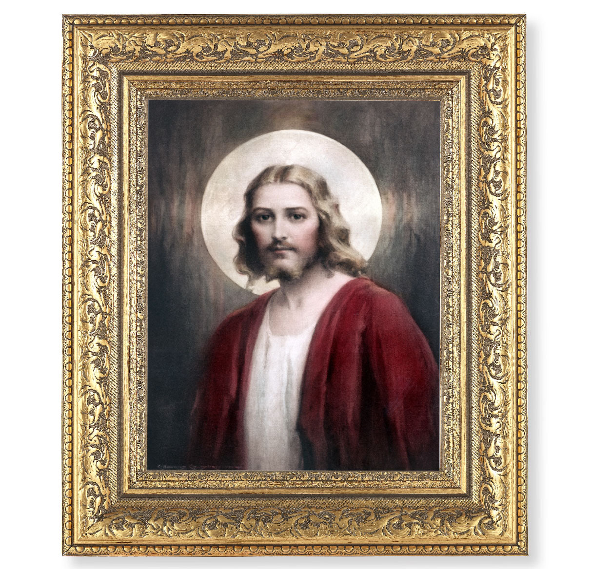 Confide in Me Gold-Leaf Antique Framed Art