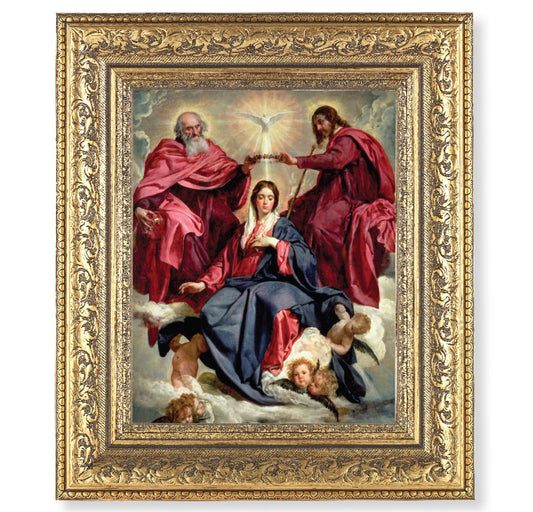 Crowning of Mary Gold-Leaf Antique Framed Art