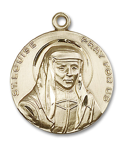 14kt Gold Filled Saint Louise Pendant
