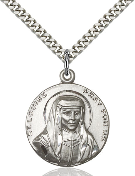 Sterling Silver Saint Louise Pendant