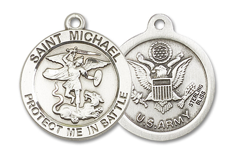 Sterling Silver Saint Michael Pendant