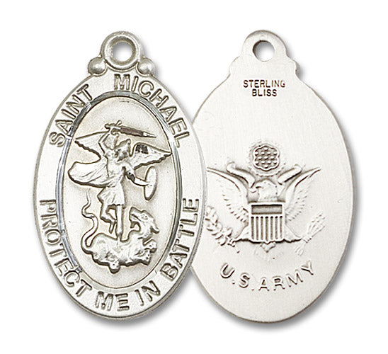 Sterling Silver Saint Michael Pendant