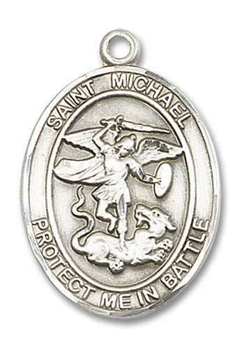 Sterling Silver Saint Michael Pendant