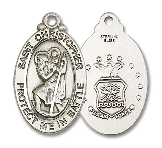 Sterling Silver Saint Christopher Pendant