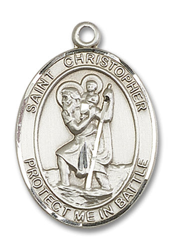 Sterling Silver Saint Christopher Pendant