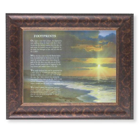 Footprints Art-Deco Framed Art