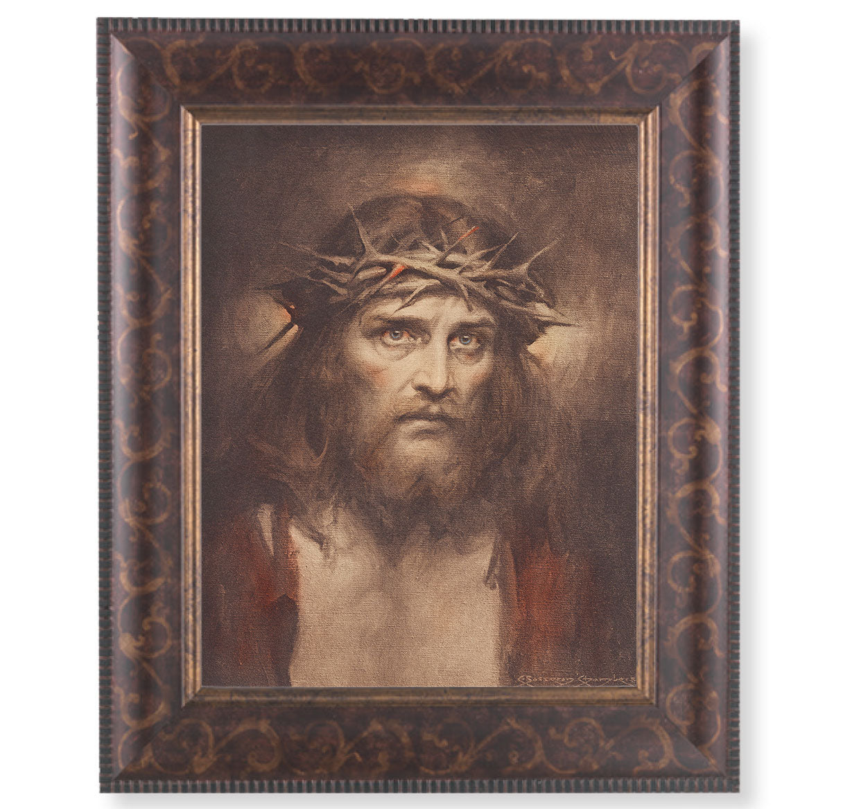 Crucifixion Art-Deco Framed Art