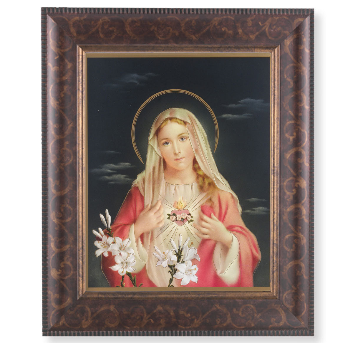 Immaculate Heart  of Mary Art-Deco Framed Art