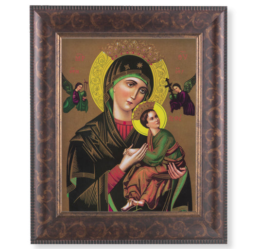 Our Lady of Perpetual Help Art-Deco Framed Art