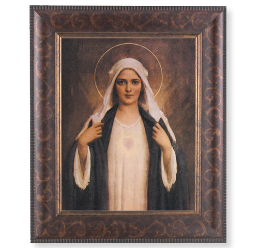 Immaculate Heart of Mary Art-Deco Framed Art