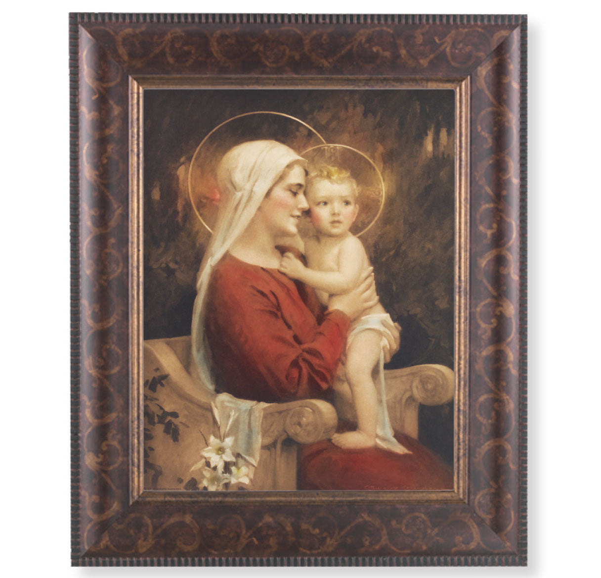 Madonna and Child Art-Deco Framed Art
