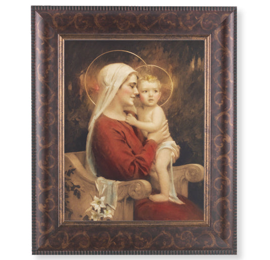 Madonna and Child Art-Deco Framed Art