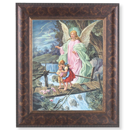 Guardian Angel Art-Deco Framed Art