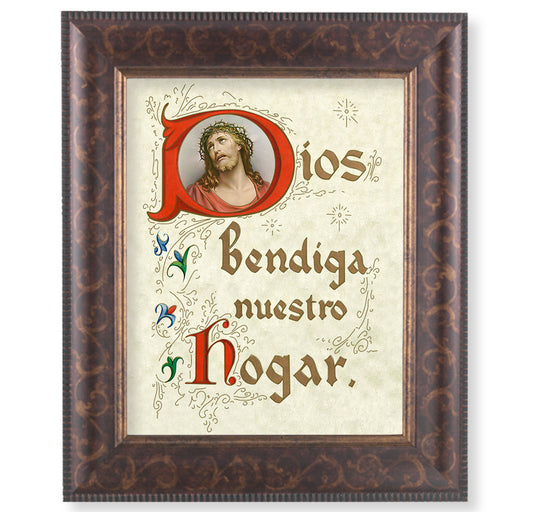 House Blessing (Spanish) Art-Deco Framed Art