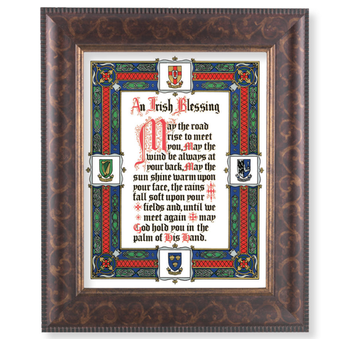 Irish Blessing Art-Deco Framed Art