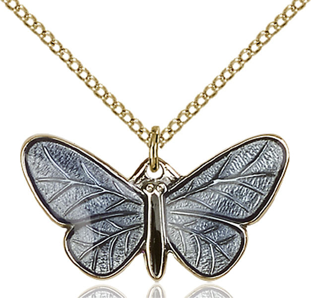 14kt Gold Filled Butterfly Pendant