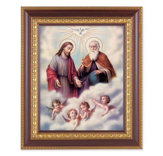 The Trinity Cherry Gold Framed Art