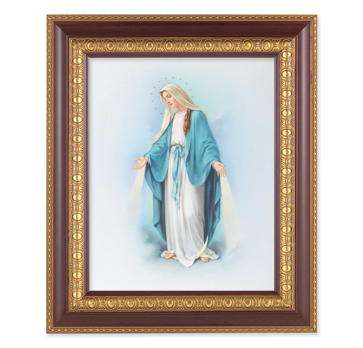 Our Lady of Grace Cherry Gold Framed Art
