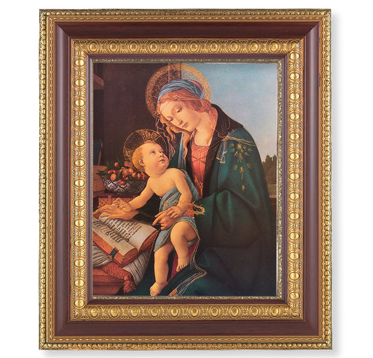 Madonna and Child Cherry Gold Framed Art