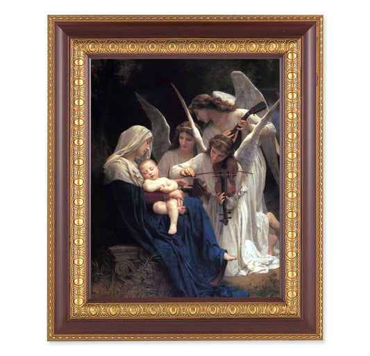 Heavenly Melody Cherry Gold Framed Art