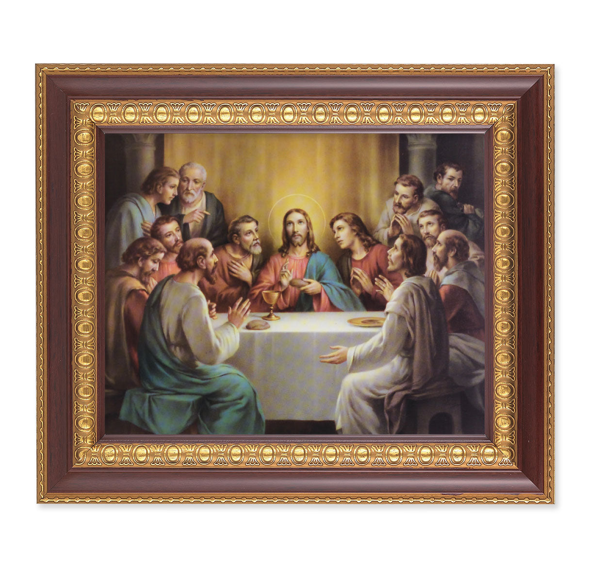 Last Supper  Cherry Gold Framed Art