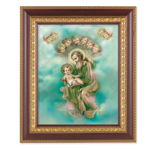 St. Joseph Cherry Gold Framed Art