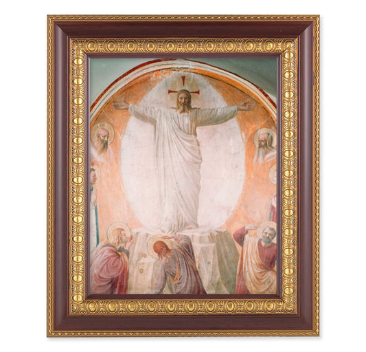 Transfiguration of Christ Cherry Gold Framed Art